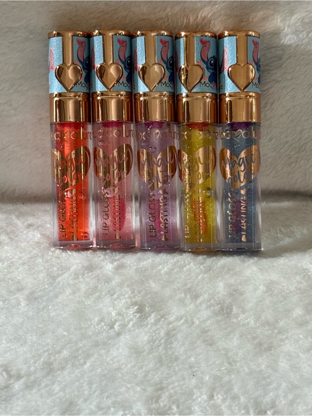 Mystic Heart Lip Gloss Set - Multi-Color Shimmer